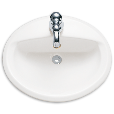 0475.047.020 AQUALYN DROP IN
SINK SINGLE FAUCET HOLE WHITE
A/S