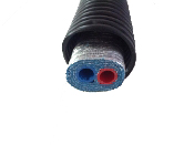 E-Z LAY 3-WRAP PIPE W/ 2-1&quot;
PEX NON-BARRIER PIPES
INSULATED UNDERGROUND
