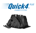 Q4+A112E QUICK4 PLUS STANDARD
HIGH CAPACITY END CAP
INFILTRATOR