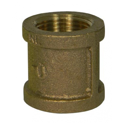 72210 1 1/4&quot; BRASS COUP NO
LEAD 