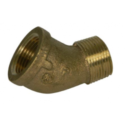 72246 1&quot; 45 ST ELL BRASS - NO
LEAD