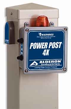 2000259 POWER POST 4X W/20&#39; 
ALARM ALDERON 7116R25
