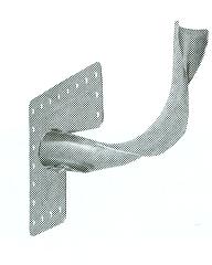 550-MP2 1/2&quot; CTS PEX BEND BRACKET W/NAIL PLATE