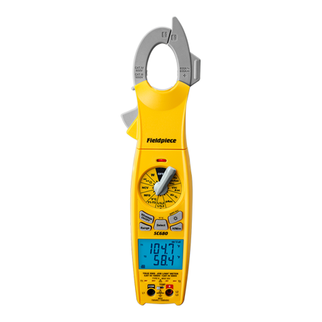 SC680 600A AC/DC SWIVEL CLAMP  METER DUAL DISPLAY POWER LPF 