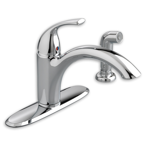 4433.001.002 QUINCE W/SPRAY KITCHEN FAUCET CHR A/S