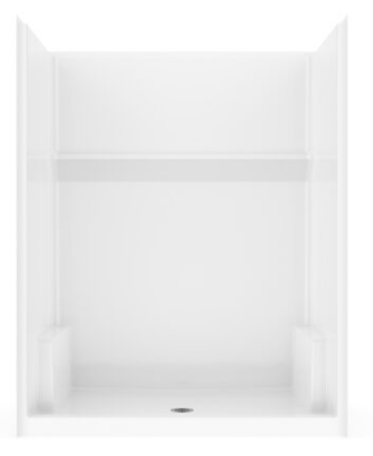 SH6034 WHT 1PC SHOWER 60 X 34  SALO