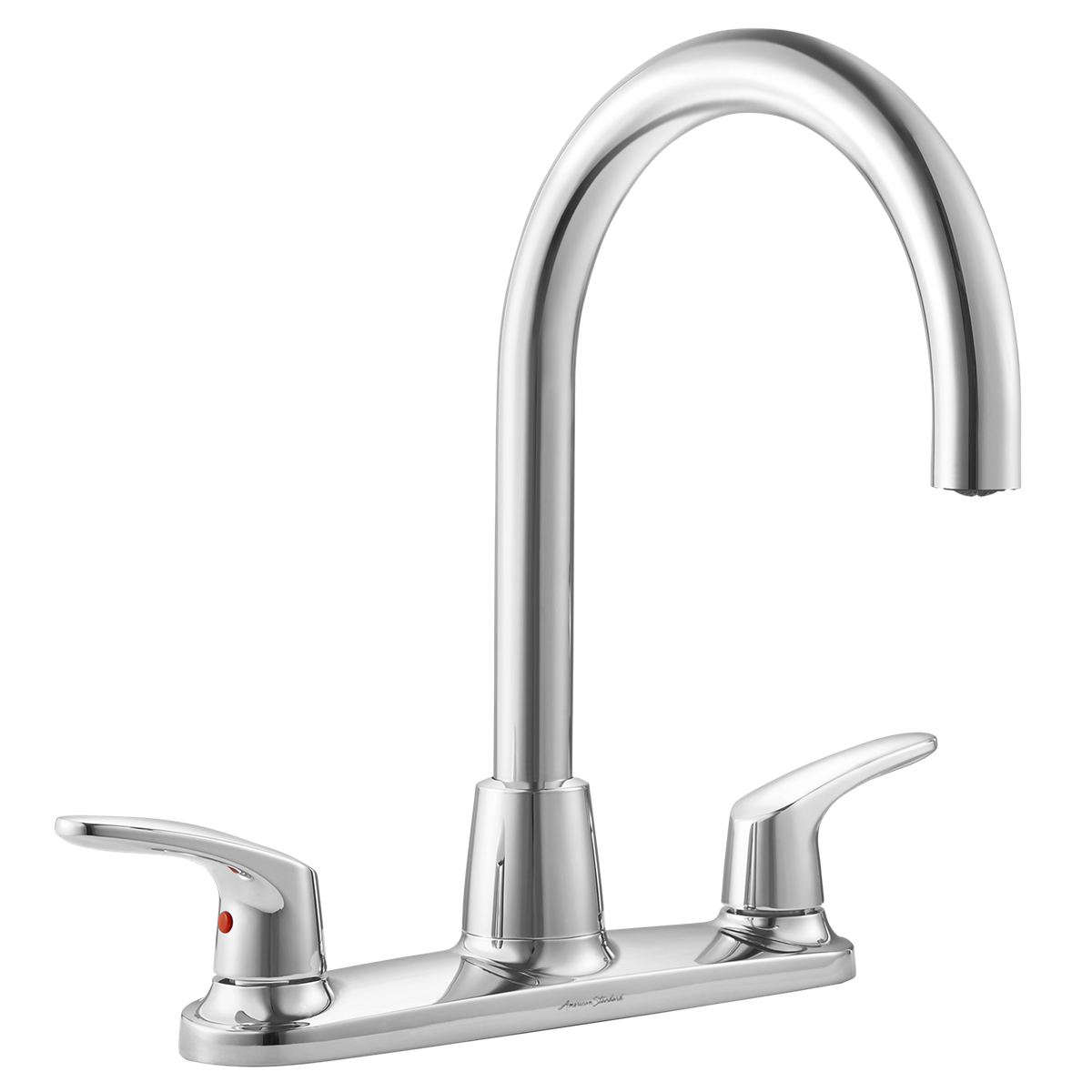 7074.550.002 COLONY PRO CHR GOOSENECK 2 HANDLE KITCHEN 