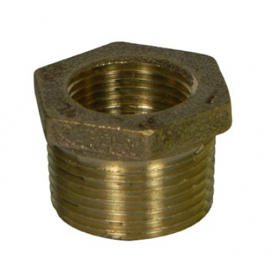 1&quot; X 3/8&quot; BUSH BRASS IP
*** PRODUCT CONTAINS LEAD ***
*** NON-POTABLE USE ONLY ***