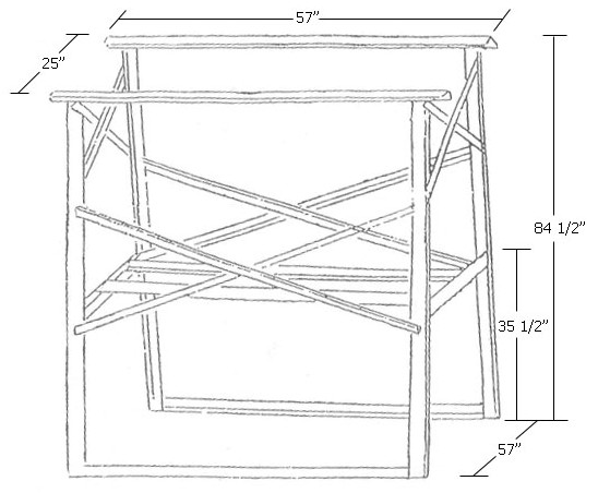 ABOVE GROUND OVERHEAD TANK
STAND UNIVERSAL